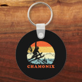 Porte-clés Ski Chamonix (Recto)