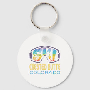 Porte-clés Ski Crested Butte Colorado Vacances ski