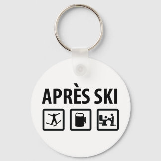 Porte-clés ski d'apres
