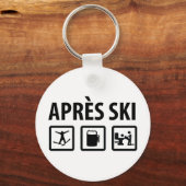 Porte-clés ski d'apres (Recto)