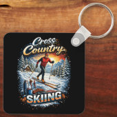 Porte-clés Ski de fond (Verso)