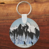 Porte-clés Ski de fond (Recto)
