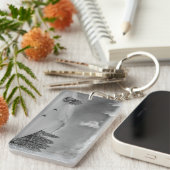 Porte-clés Ski de fond en poudre (Devant droit)