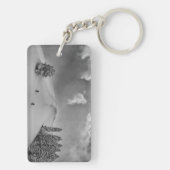 Porte-clés Ski de fond en poudre (Dos)