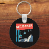 Porte-clés Ski de Mt. Ker - Retro Mt. Ker Ski  (Recto)