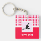 Porte-clés Ski de neige (Devant)