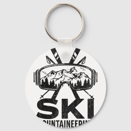 Porte-clés Ski de randonnée (Recto)