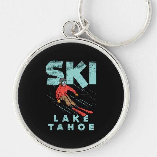 Porte-clés Ski Lake Tahoe (Devant)