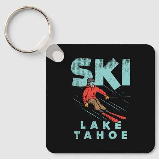 Porte-clés Ski Lake Tahoe (Recto)