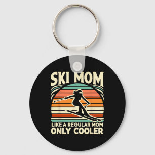 Porte-clés Ski Maman comme une maman normale mais en bien plu