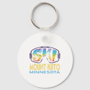 Porte-clés Ski Mont Kato Minnesota Vacances ski