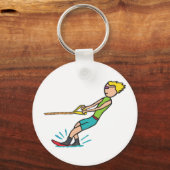 Porte-clés Ski nautique (Verso)