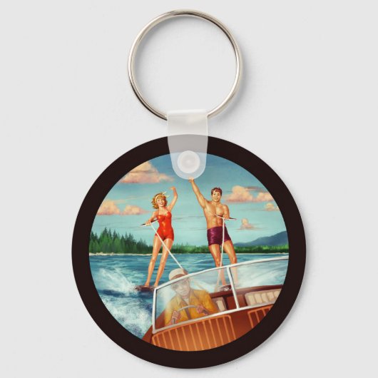 Porte-clés Ski nautique (Recto)