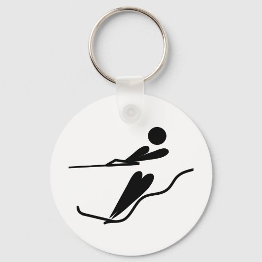 Porte-clés Ski nautique - Ski nautique (Recto)