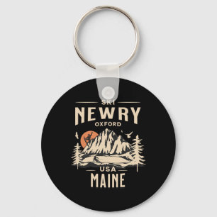 Porte-clés Ski Newry Oxford Comté Maine Usa Snowboard Vac