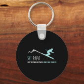 Porte-clés Ski Papa (Recto)