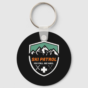 Porte-clés Ski Patrol You Fall We Haul Skier Assistance Skier