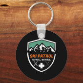 Porte-clés Ski Patrol You Fall We Haul Skier Assistance Skier (Recto)