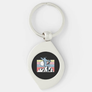 Porte-clés Ski Rétro