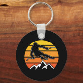 Porte-clés Ski rétroactif (Recto)