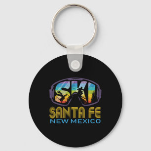 Porte-clés Ski Santa Fe Nouveau-Mexique Vacances de ski