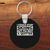 Porte-clés Ski - Ski de sports d'hiver (Recto)