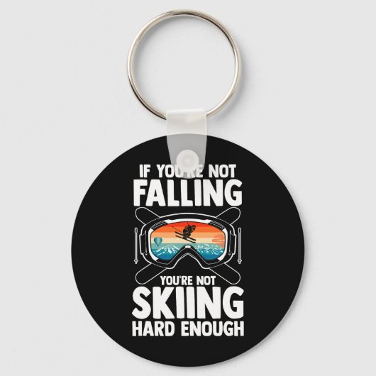 Porte-clés Ski Skier Ski (Recto)