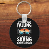 Porte-clés Ski Skier Ski (Recto)