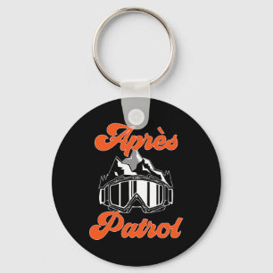 Porte-clés Ski Snowboard Goggets Après Patrol Skier Ski