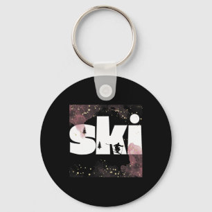 Porte-clés Ski Sur Les Pistes2