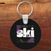 Porte-clés Ski Sur Les Pistes5 (Recto)