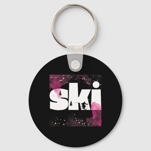 Porte-clés Ski Sur Les Pistes6 (Recto)