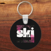 Porte-clés Ski Sur Les Pistes6 (Recto)