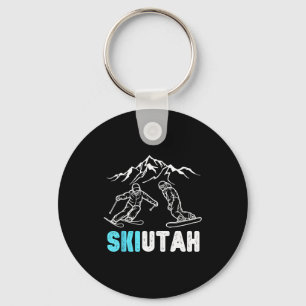 Porte-clés Ski utah ski snowboarding vacances souvenir