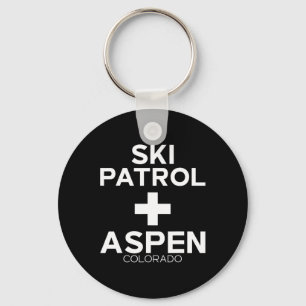 Porte-clés Ski vintage Patrol Aspen T Shirt Snowboard Ski