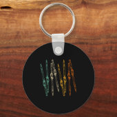 Porte-clés Ski Vintage Ski Retro (Recto)