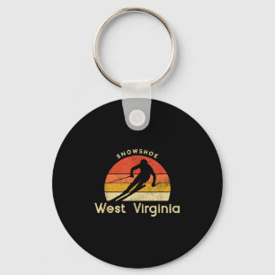 Porte-clés Ski vintage Snowscute Ss Cute Ss West Virginia Mou