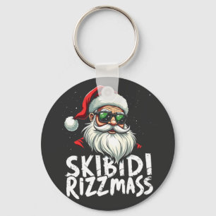 Porte-clés Skibidi Rizzmas Funny Gen Alpha Slang Noël