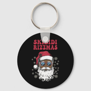 Porte-clés Skibidi Rizzmas Santa Claus Noël Joyeux Rizz M