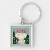 Porte-clés Skier d'Aspen | Colorado (Devant)