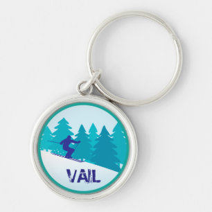 Porte-clés Skieur de Vail