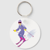 Porte-clés Skiing Keychain (Recto)