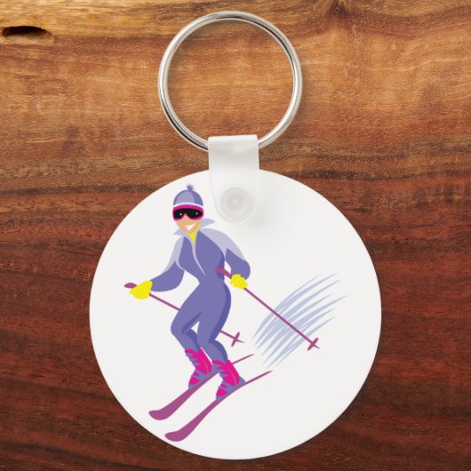 Porte-clés Skiing Keychain (Recto)