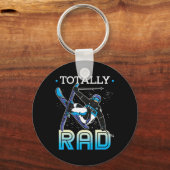 Porte-clés Skiing Outfit Nordic Skier Ski Totally Rad  (Recto)