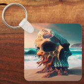 Porte-clés Skull on the beach (Recto)