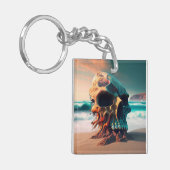 Porte-clés Skull on the beach (Devant gauche)