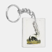 Porte-clés Skunk à capuchon ou Skunk à grande queue d'Audubon (Devant gauche)