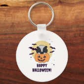 Porte-clés Skunk Pumpkin Cute Skunks Happy Halloween (Recto)