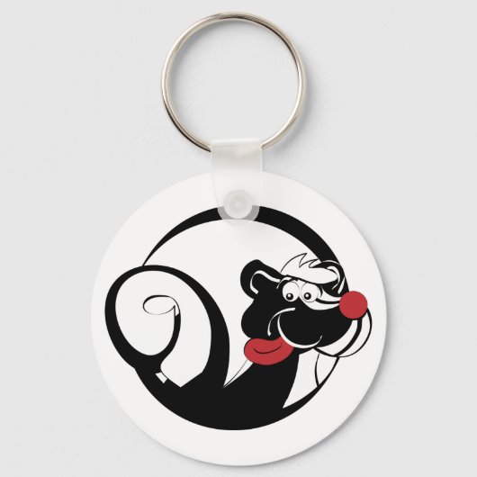 Porte-clés Skunk souriante (Recto)