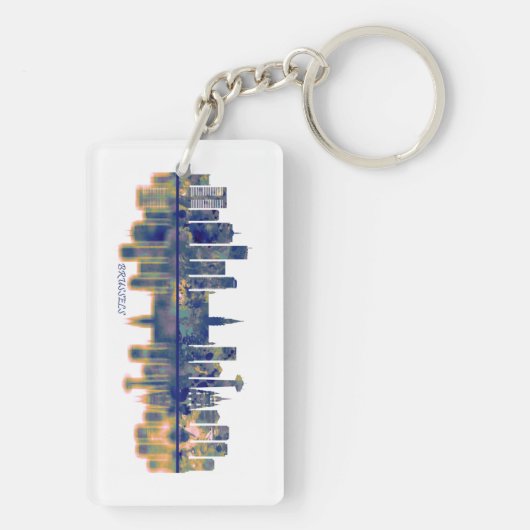 Porte-clés Skyline Bruxelles (Dos)
